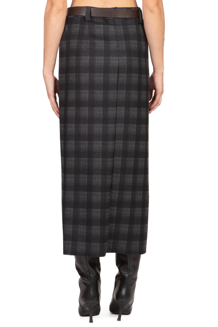 Have One - Gonna quadri longuette con cintura Art. GFW-P162