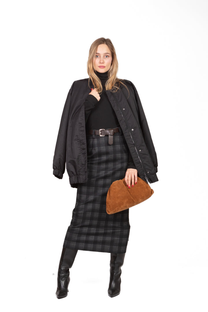 Have One - Gonna quadri longuette con cintura Art. GFW-P162