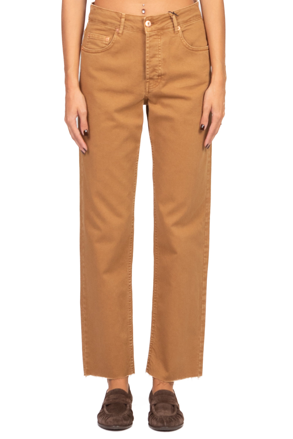 Tensione In - Jeans crop taglio vivo Art. CJ12704