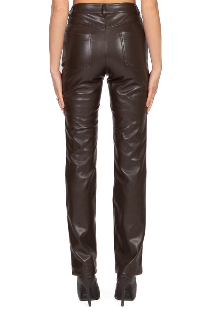 Tensione In - Pantalone ecopelle gamba dritta Art. 225202