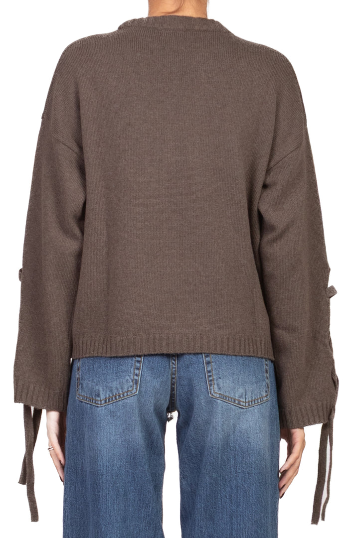 Vicolo - Maglia girocollo manica con lacci Art. 77202F