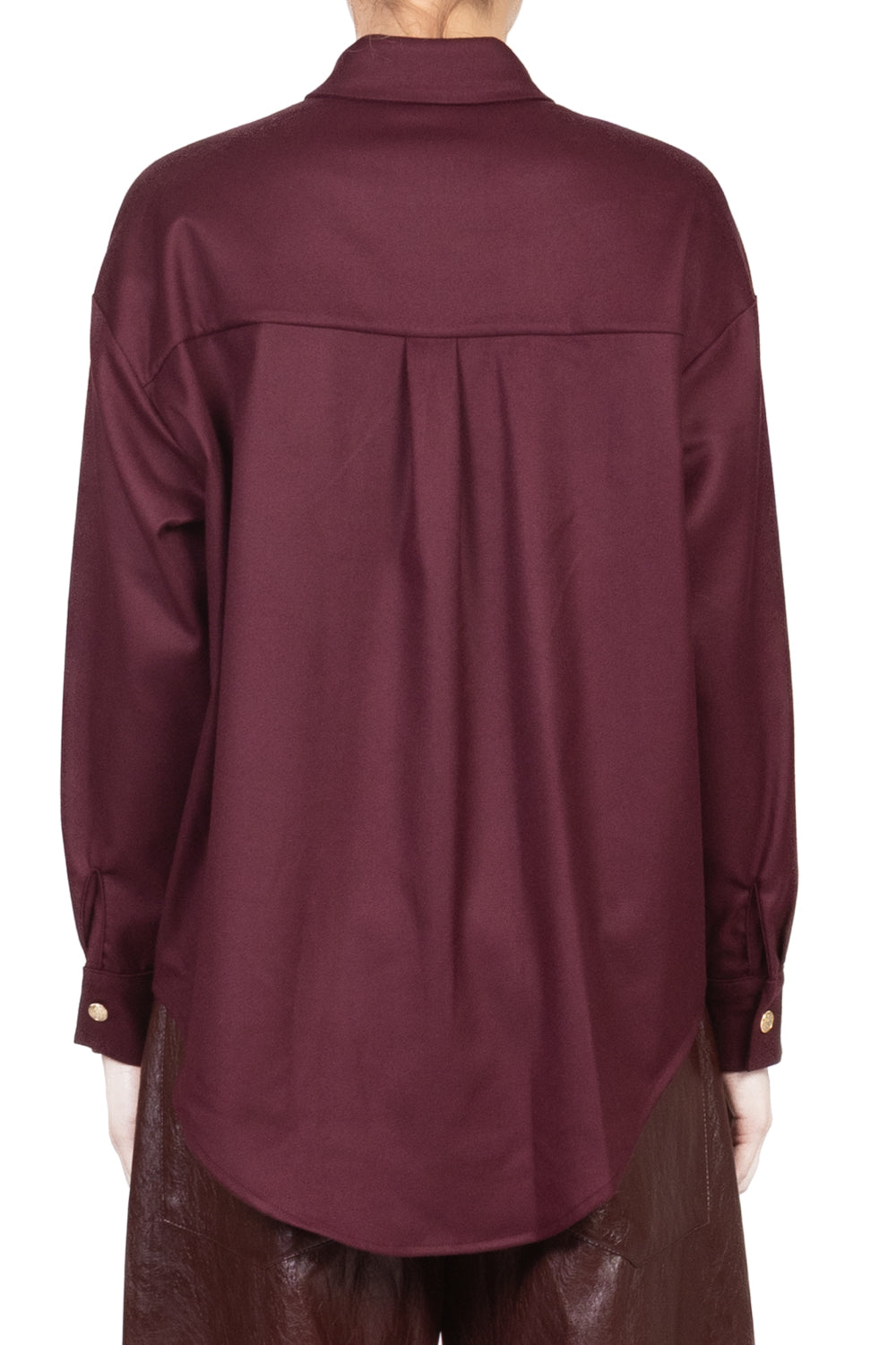 Tensione In - Camicia over con bottoni oro Art. 26C1361