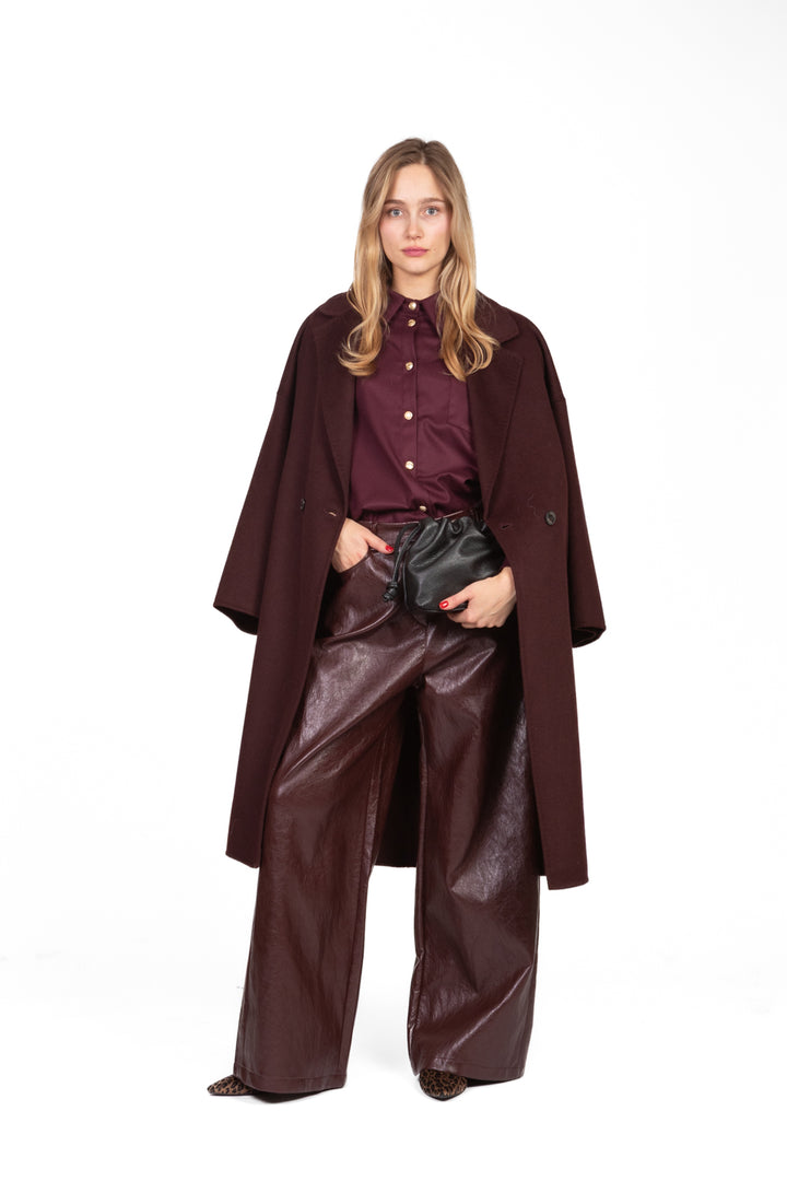 Tensione In - Camicia over con bottoni oro Art. 26C1361