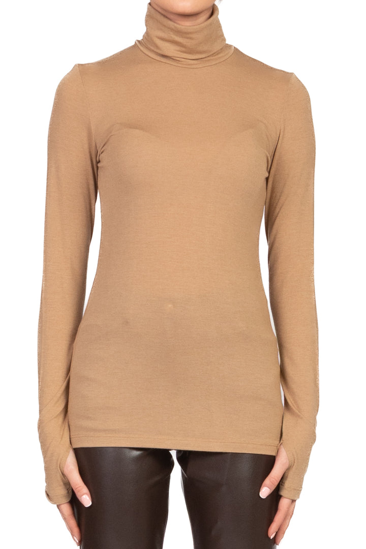 Vicolo - Maglia collo alto misto lana Art. UF0201