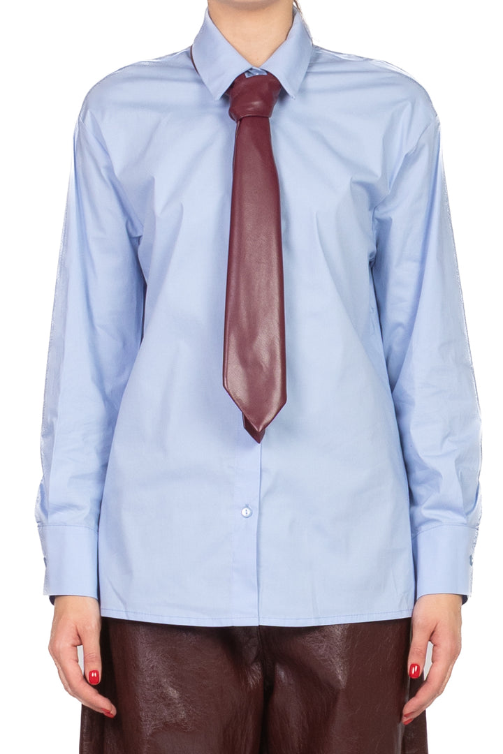 Tensione In - Camicia con cravatta ecopelle Art. 26C1335