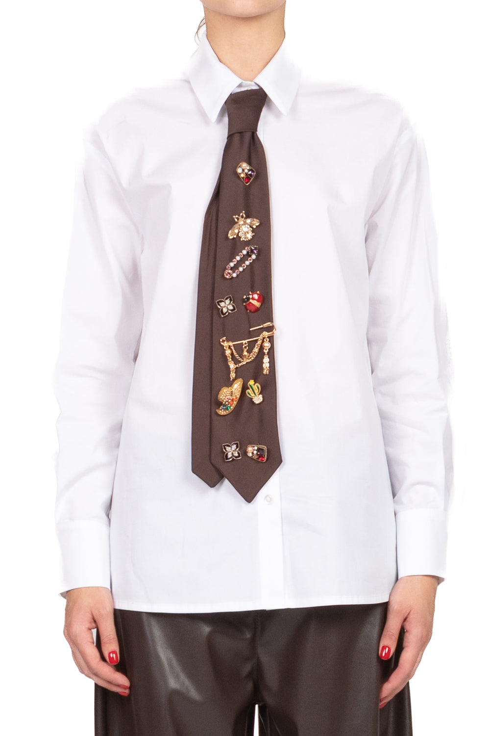 Tensione In - Camicia cravatta con spille Art. 26C1360