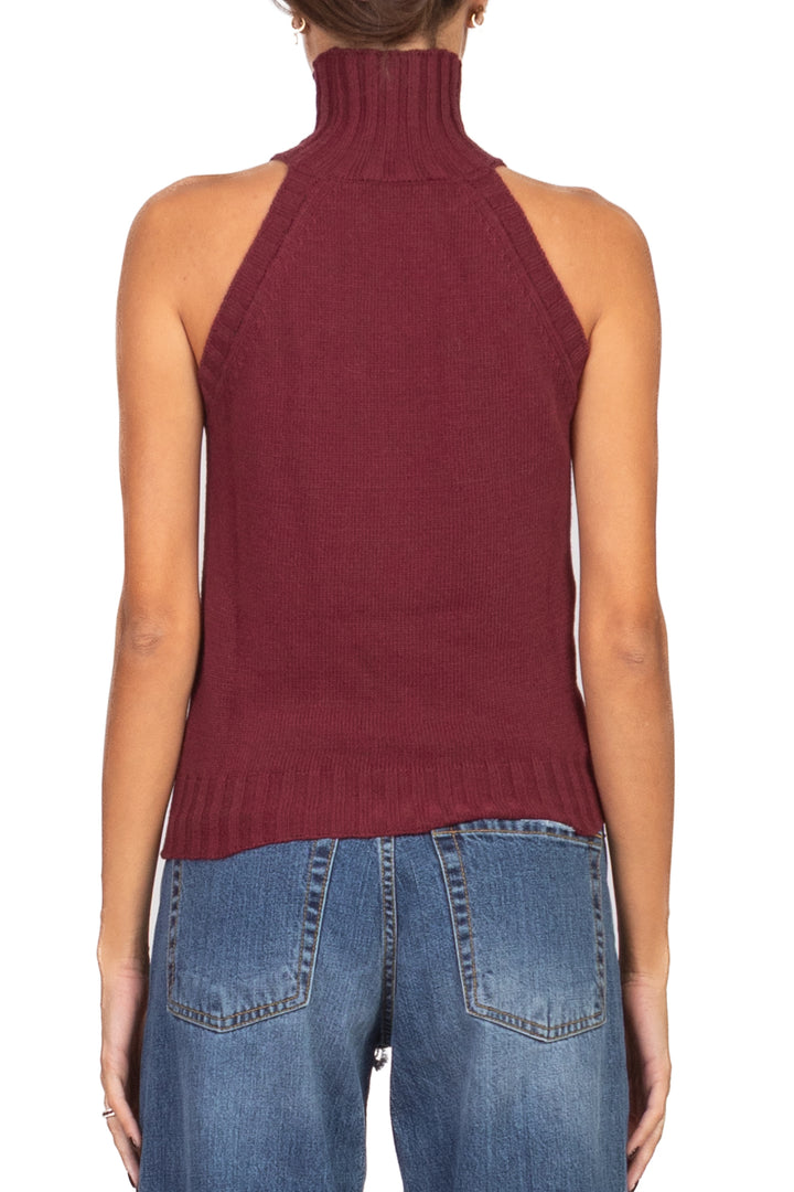 Vicolo - Maglia scollo americano collo alto Art. 77103F