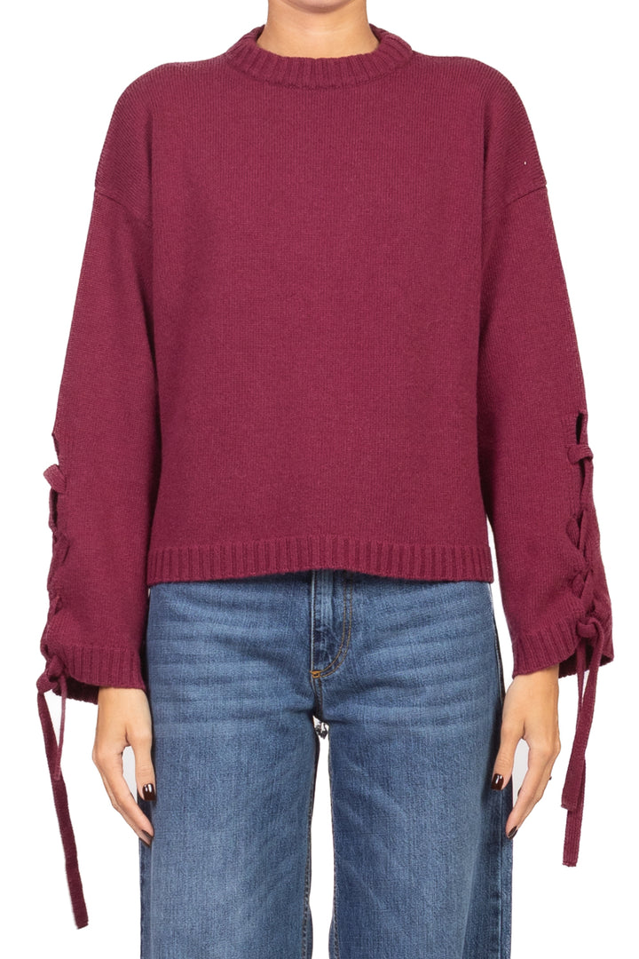 Vicolo - Maglia girocollo manica con lacci Art. 77202F