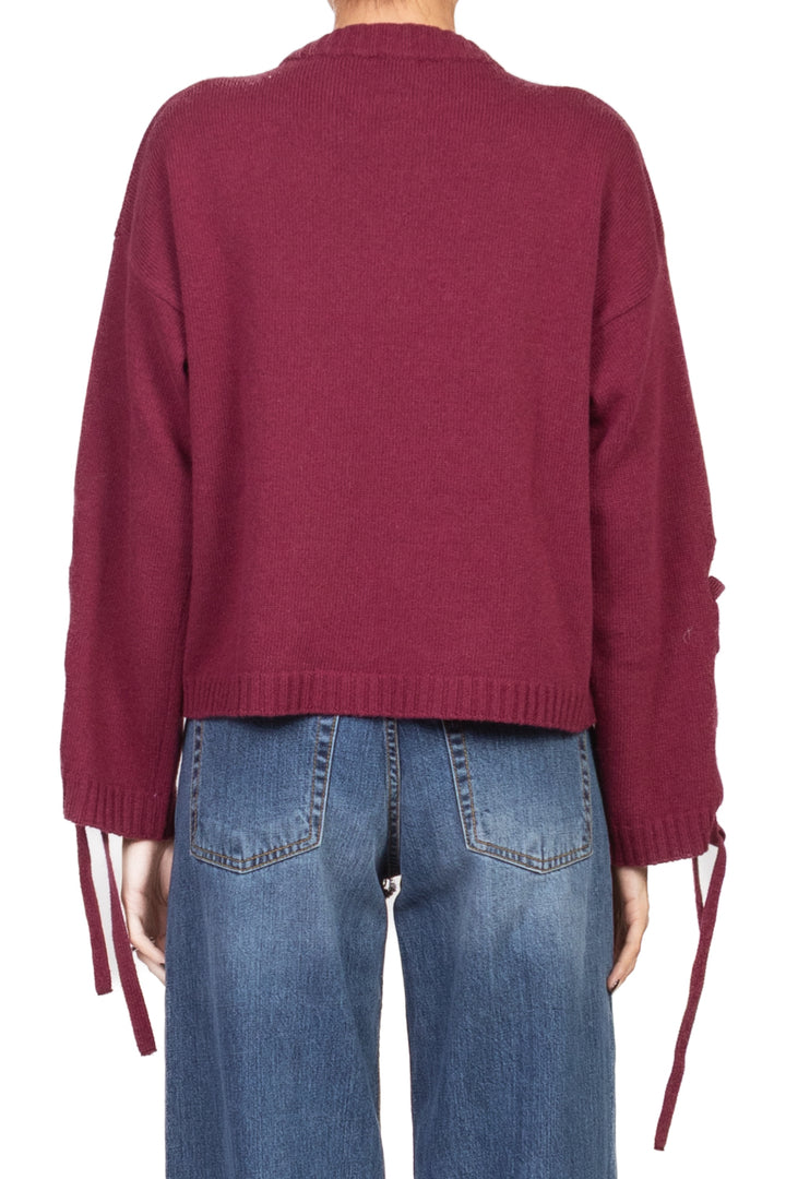 Vicolo - Maglia girocollo manica con lacci Art. 77202F