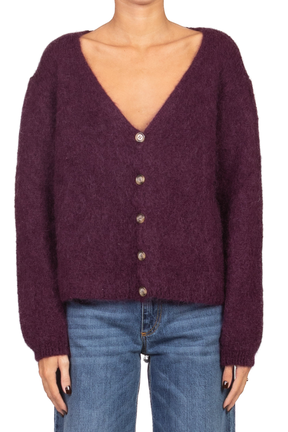 Vicolo - Cardigan mohair scollo v Art. 55170F