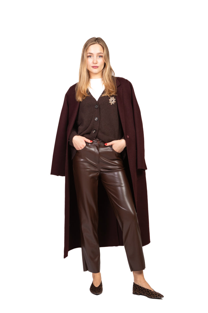 Motel - Cardigan scollo v con spilla Art. D82076