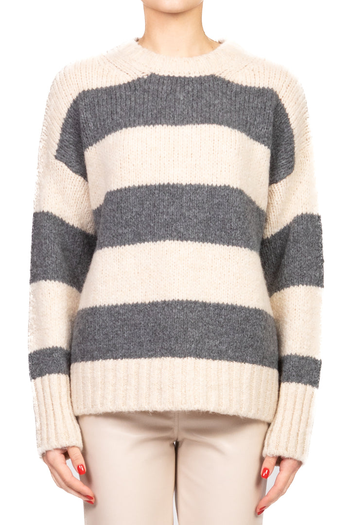 Vicolo - Maglia girocollo rigata Art. 33061F