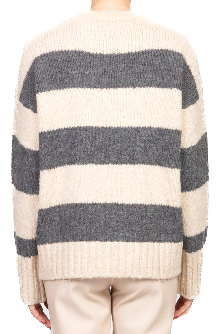 Vicolo - Maglia girocollo rigata Art. 33061F