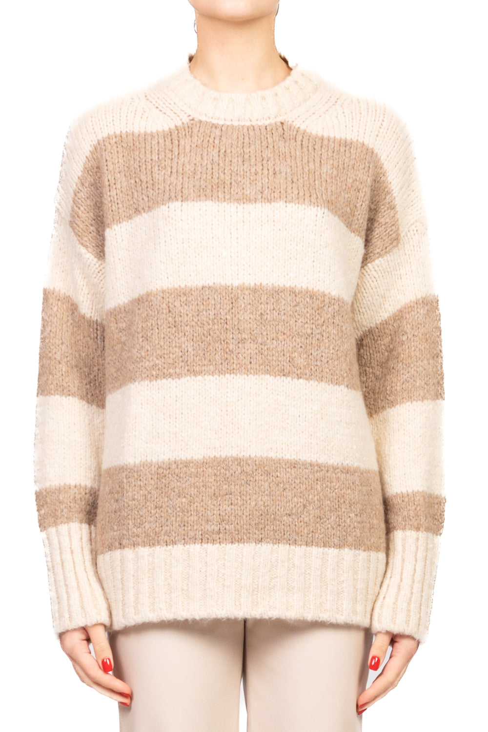 Vicolo - Maglia girocollo rigata Art. 33061F