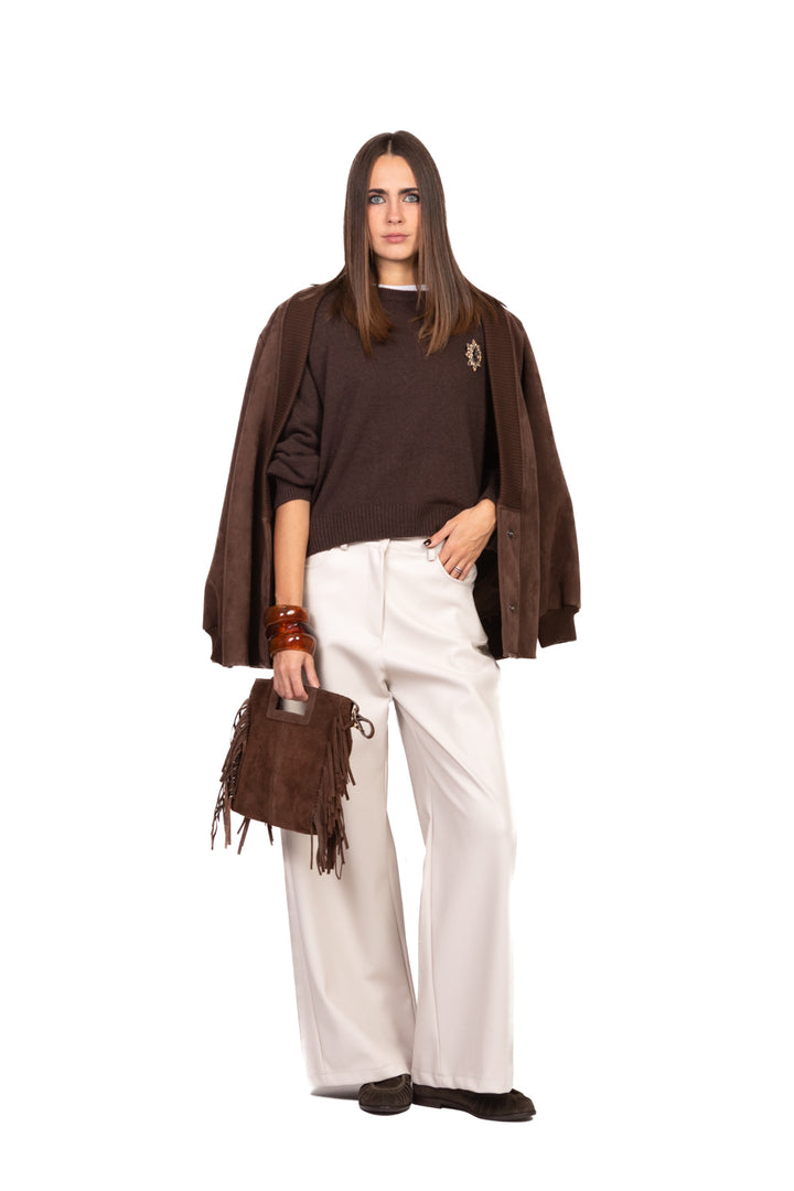 Motel - Maglia con spalline e spilla Art. D80965/SPILLA