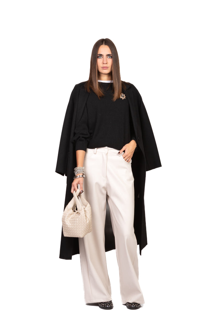 Motel - Maglia con spalline e spilla Art. D80965/SPILLA