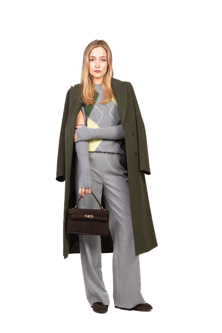 Vicolo - Gilet rombi con manicotti Art. 77346F