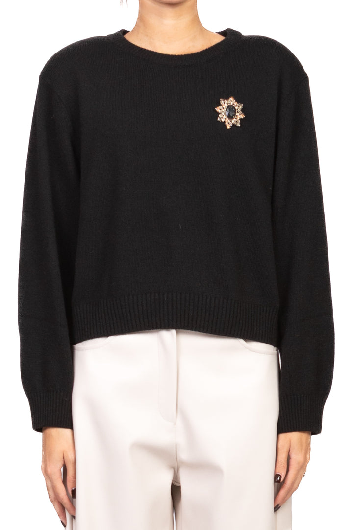 Motel - Maglia con spalline e spilla Art. D80965/SPILLA