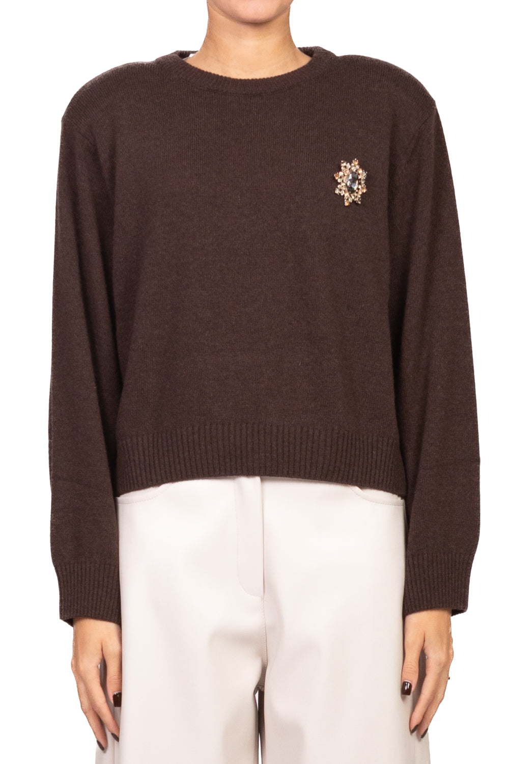 Motel - Maglia con spalline e spilla Art. D80965/SPILLA