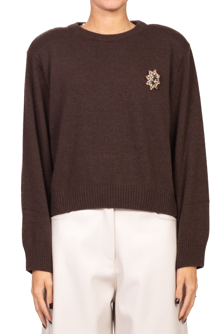 Motel - Maglia con spalline e spilla Art. D80965/SPILLA