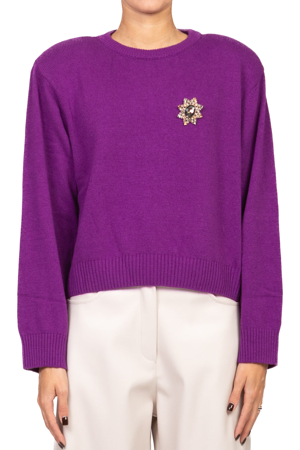 Motel - Maglia con spalline e spilla Art. D80965/SPILLA