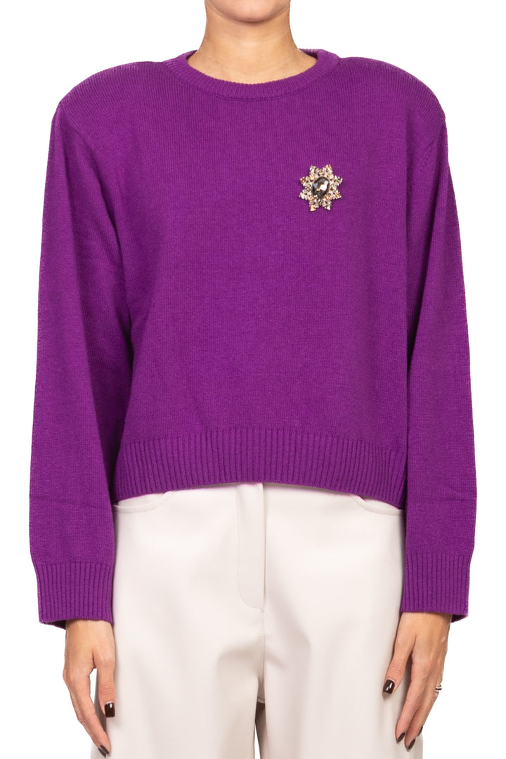 Motel - Maglia con spalline e spilla Art. D80965/SPILLA