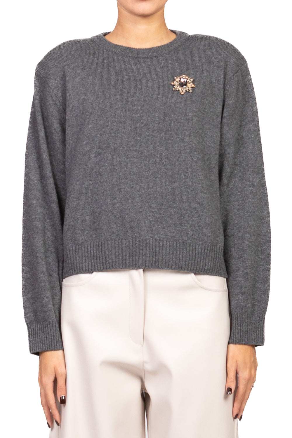 Motel - Maglia con spalline e spilla Art. D80965/SPILLA