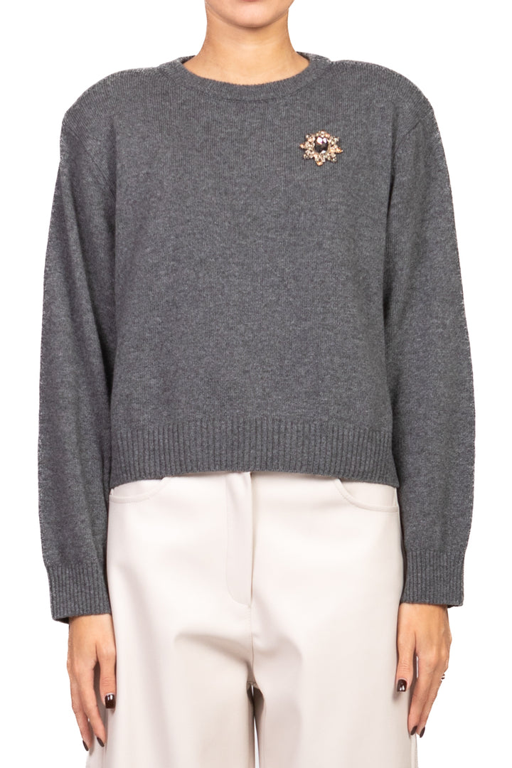 Motel - Maglia con spalline e spilla Art. D80965/SPILLA