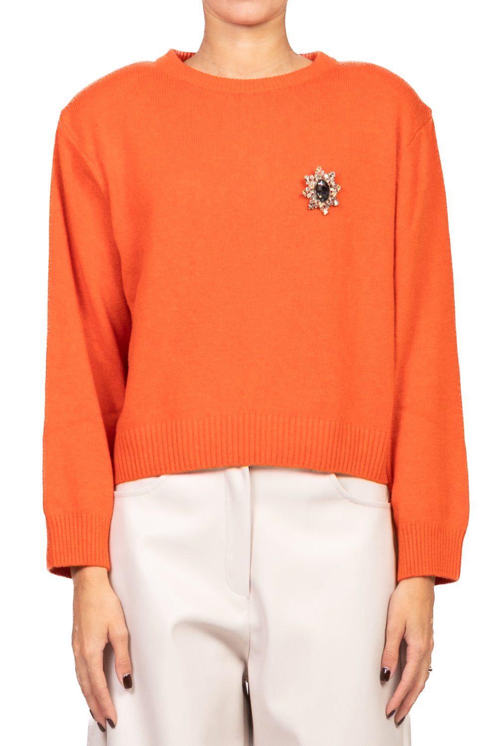 Motel - Maglia con spalline e spilla Art. D80965/SPILLA