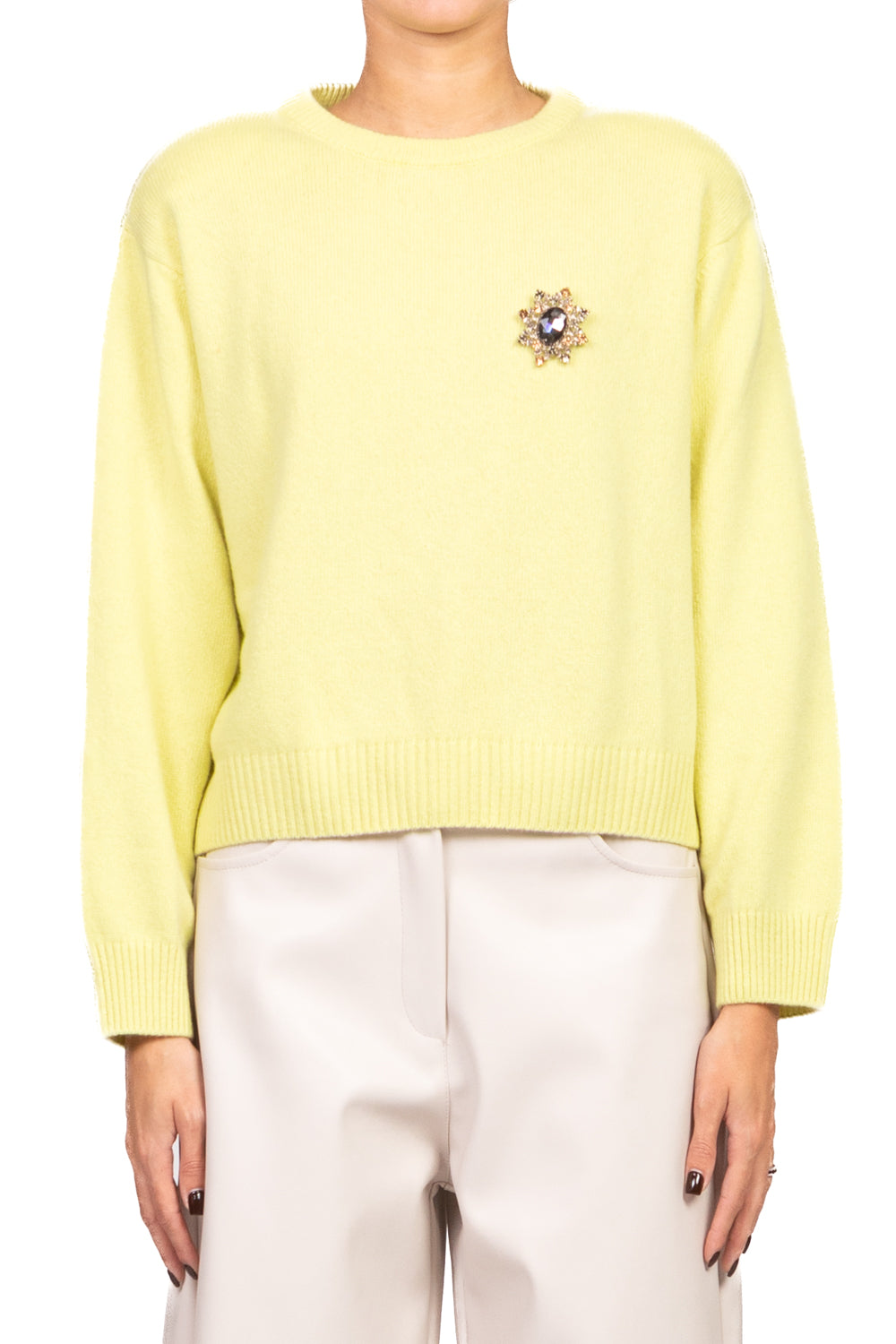 Motel - Maglia con spalline e spilla Art. D80965/SPILLA