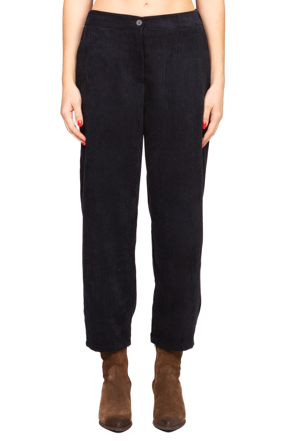 Vicolo - Pantalone carrot velluto coste Art. TF2099