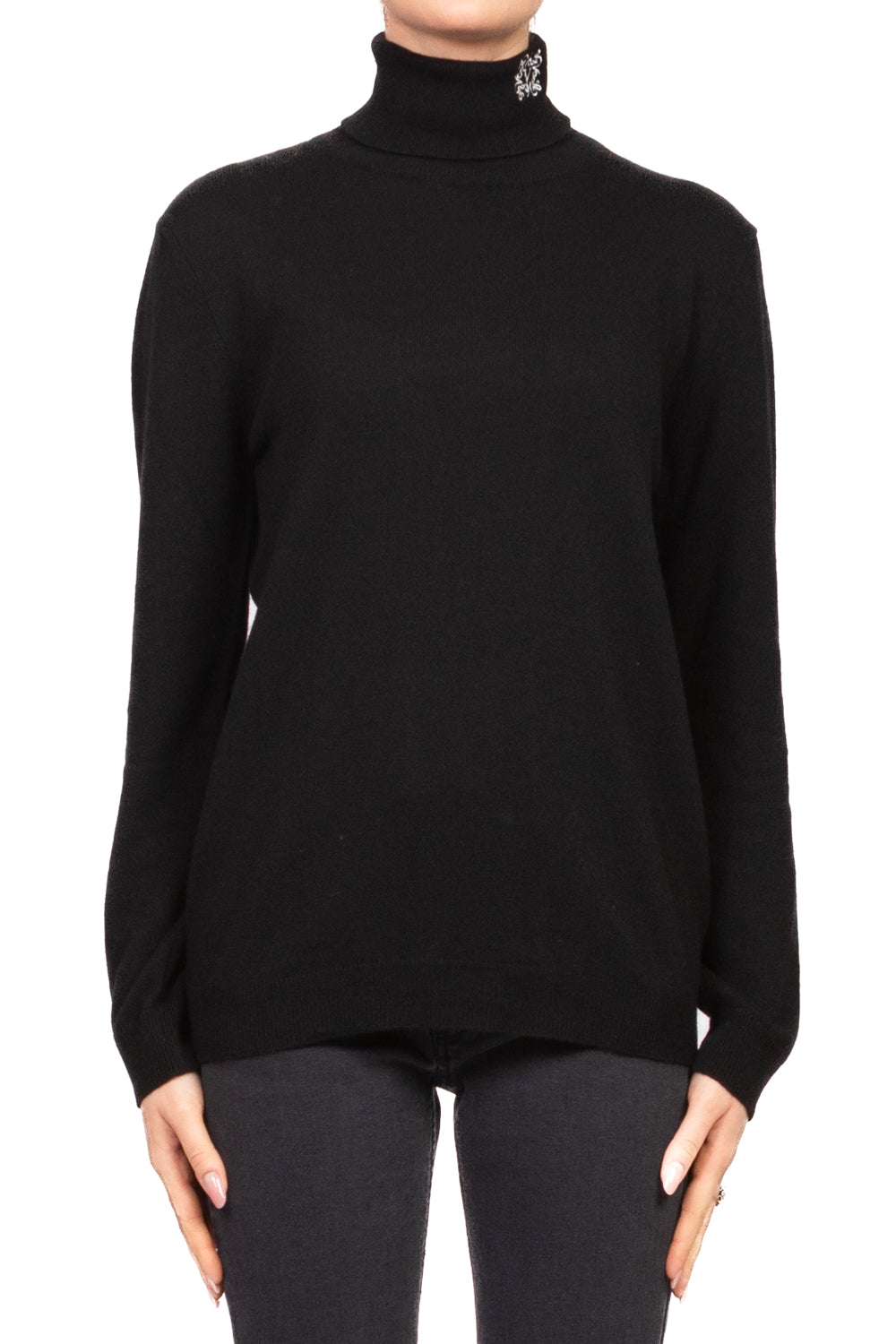 Vicolo - Maglia collo alto con logo Art. 22210F