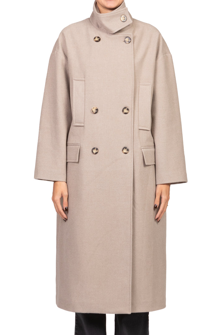 Vicolo - Cappotto lungo con colletto Art. TF1795