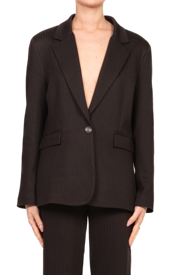 Tensione In - Giacca gessata punto milano Art. 26B1546