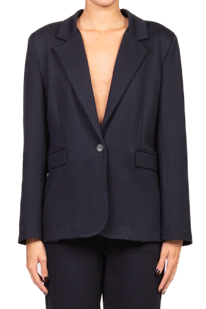 Tensione In - Giacca gessata punto milano Art. 26B1546