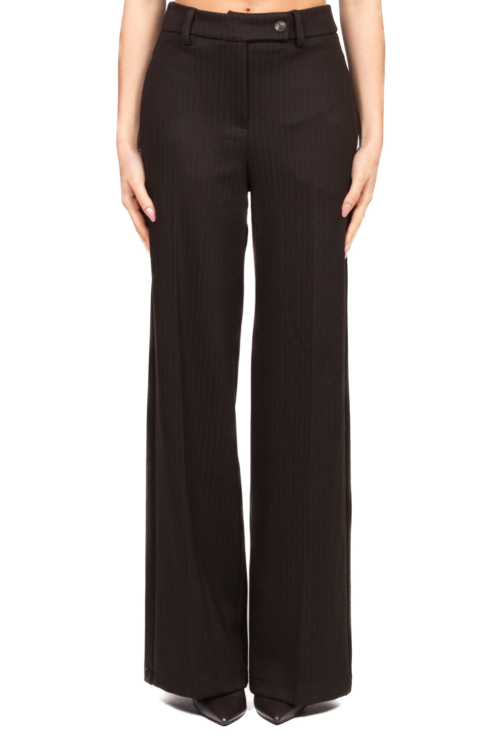 Tensione In - Pantalone palazzo gessato Art. 26P1547