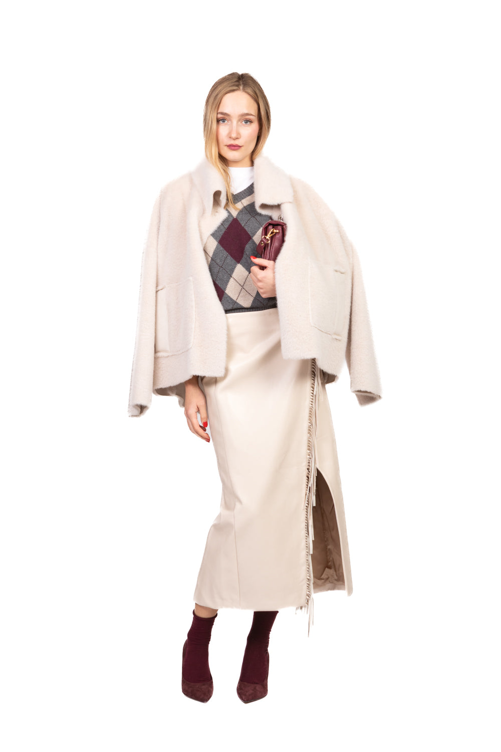 Tensione In - Maglia rombi scollo v Art. D82036