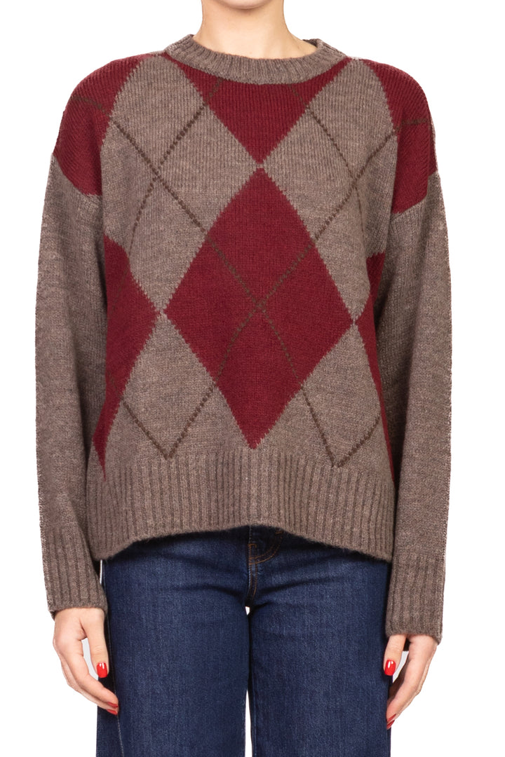 Tensione In - Maglia girocollo rombi Art. W5HMJ78A359