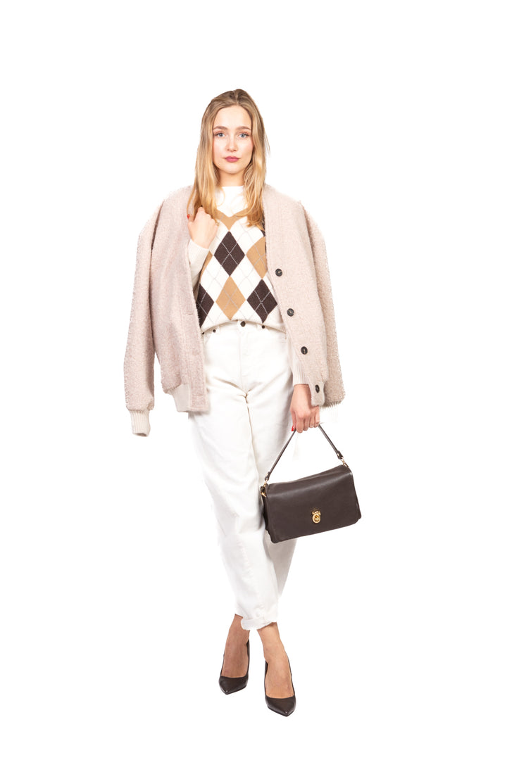 Tensione In - Maglia rombi scollo v Art. D82036