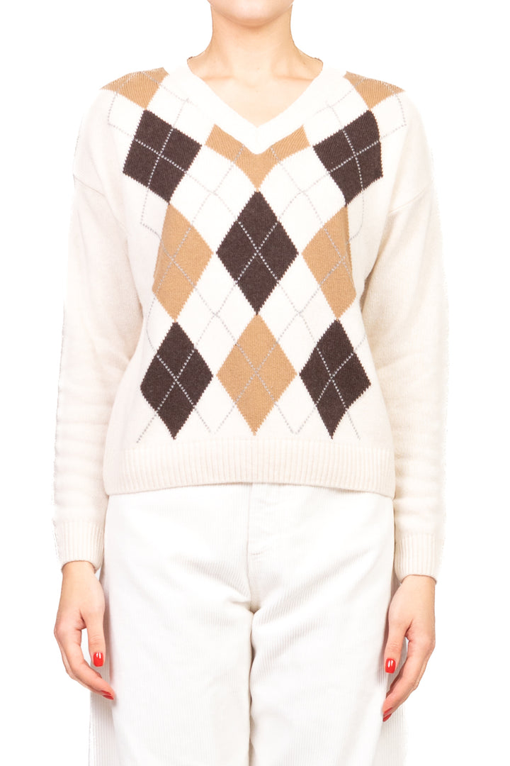 Tensione In - Maglia rombi scollo v Art. D82036