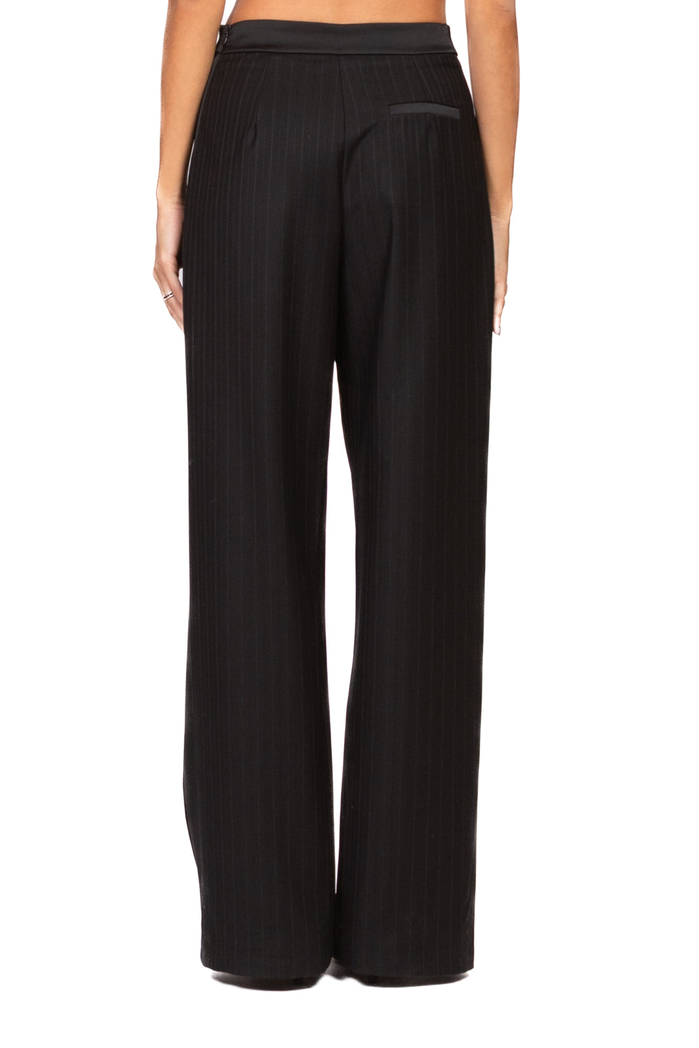 Tensione In - Pantalone gessato frac con fascia Art. 38056