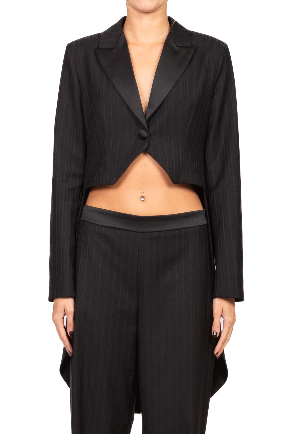 Tensione In - Giacca frac gessata Art. 38102