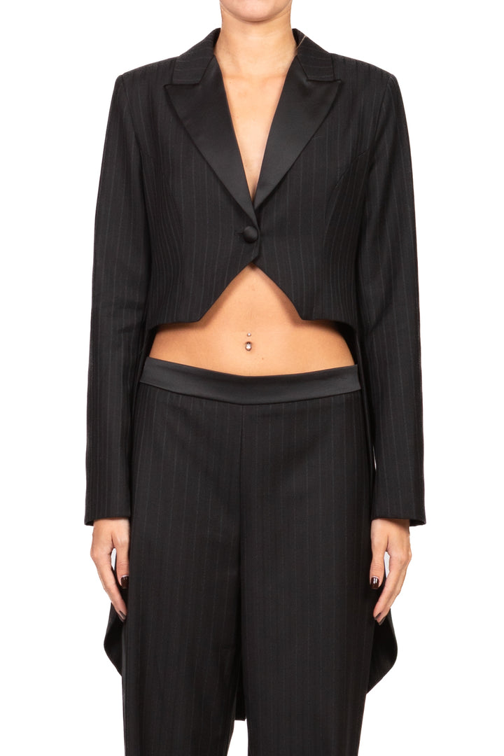 Tensione In - Giacca frac gessata Art. 38102