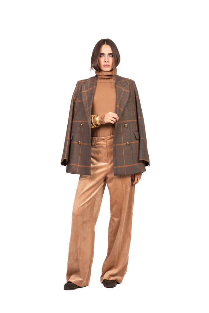 Tensione In - Pantalone palazzo velluto a coste Art. 26P1577