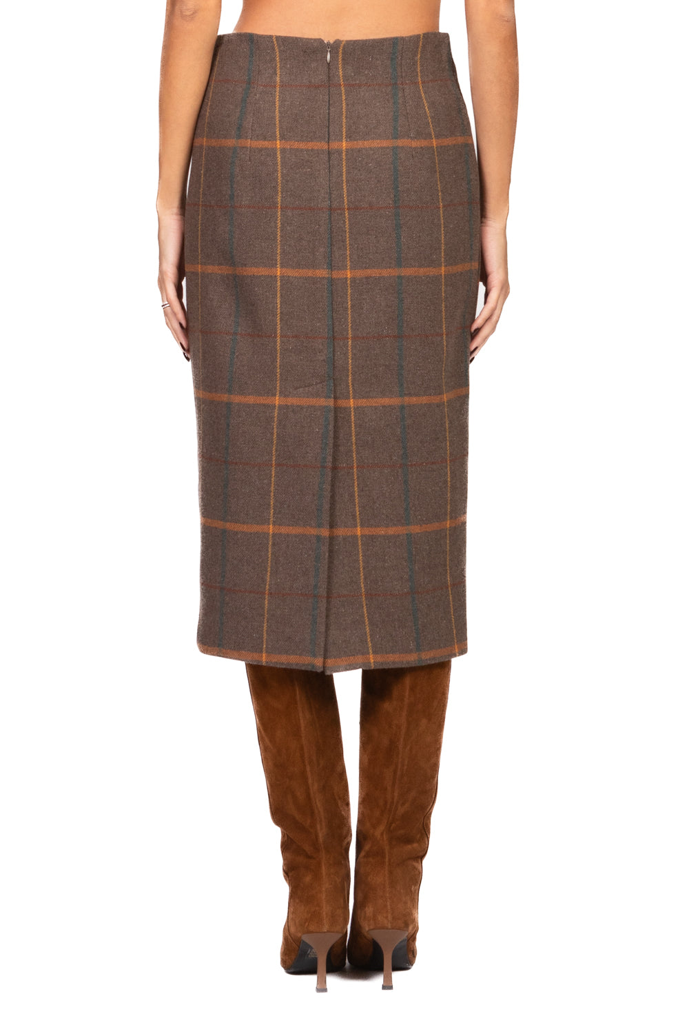 Tensione In - Gonna longuette quadri Art. W25GB39