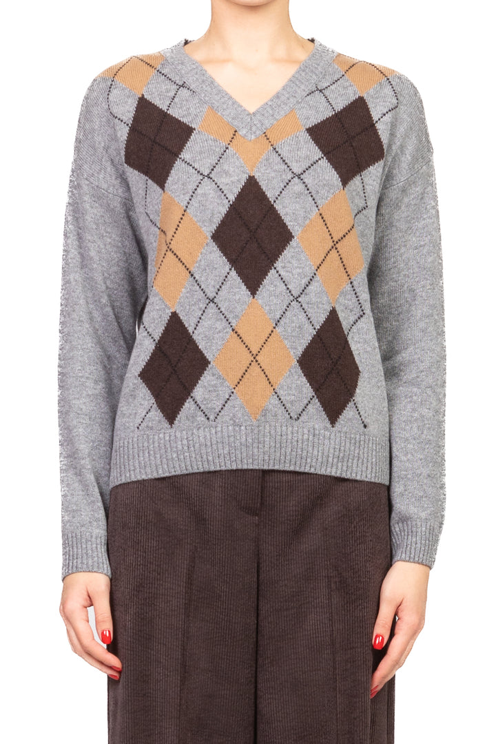 Tensione In - Maglia rombi scollo v Art. D82036