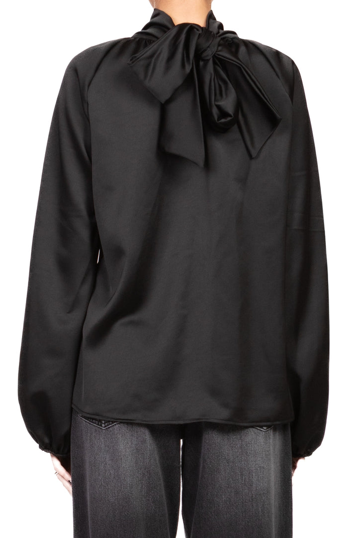 Tensione In - Blusa satin fiocco posteriore Art. 38110