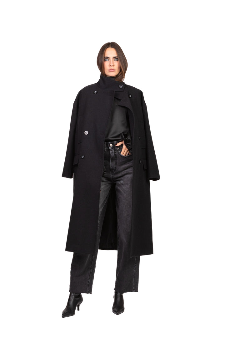 Vicolo - Cappotto lungo con colletto Art. TF1795