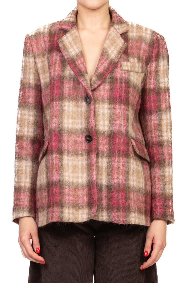 Tensione In - Giacca cappotto check Art. 26B1581