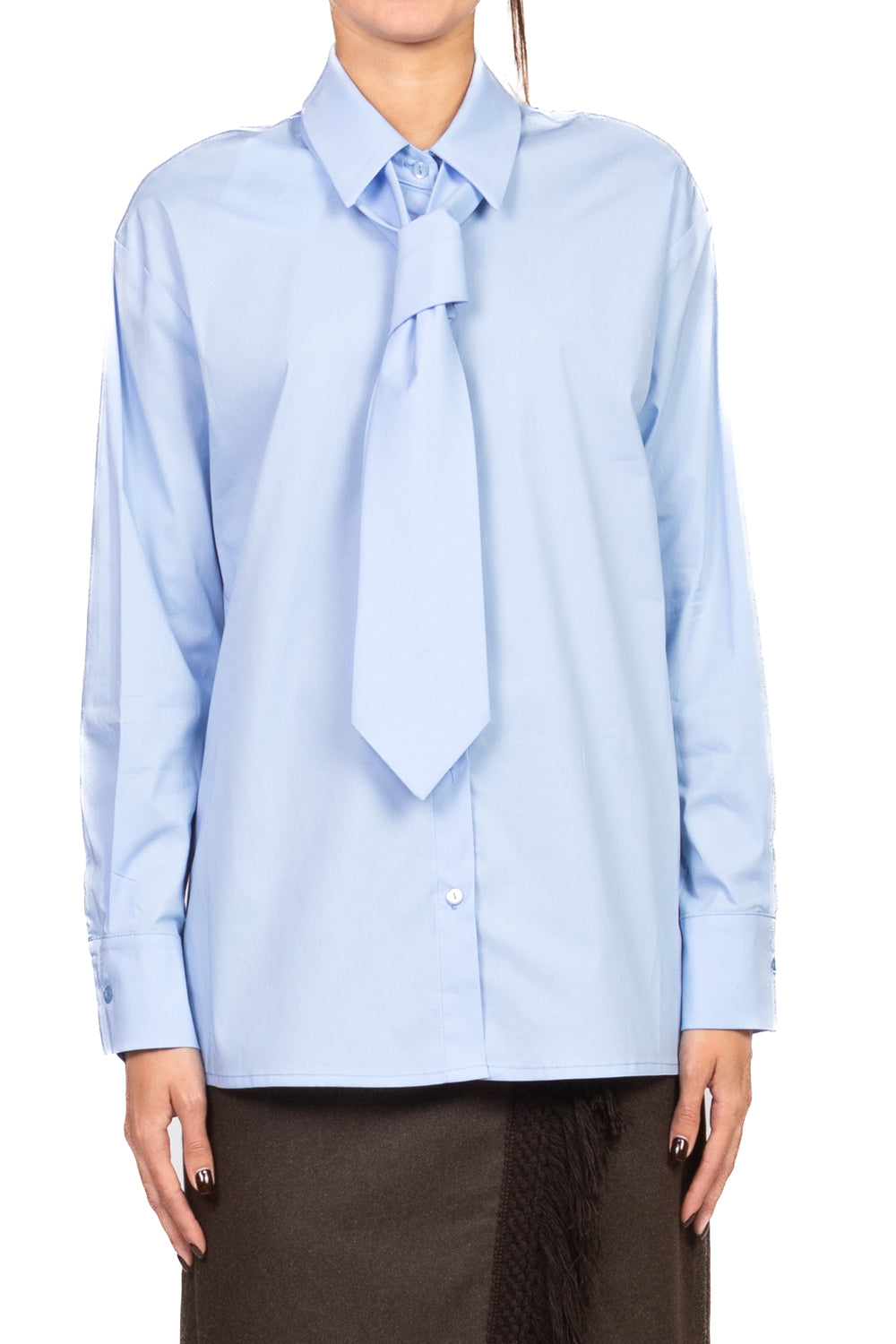 Tensione In - Camicia con cravatta in cotone Art. 26C1579